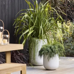 West Elm Radius Ficonstone Indoor/Outdoor Planters