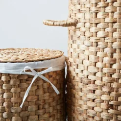 West Elm Rattan Woven Hampers