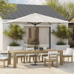 West Elm Rectangular Outdoor Umbrella (8' x 10')