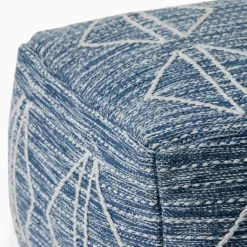 West Elm Reflected Diamonds Pouf