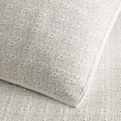 West Elm Reflections Matelasse Origin Coverlet & Shams