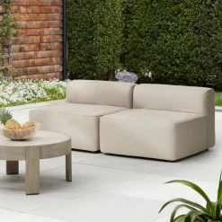 West Elm Remi Outdoor 2-Piece Armless Sofa