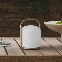 West Elm Remy Indoor/Outdoor Wireless Portable Table Lamp (–)