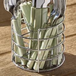 West Elm Resin Flatware & Caddy (Set of 20)
