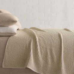West Elm Reversible Contrast Bed Blanket