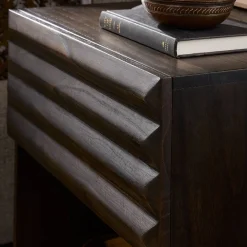 West Elm Ridged Doors Nightstand (22")
