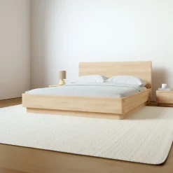 West Elm Rina Curved Pedestal Bed