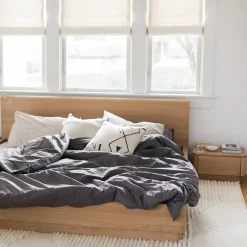 West Elm Rina Curved Pedestal Bed