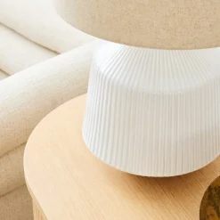 West Elm Roar & Rabbit™ Ripple Ceramic Table Lamp (17"–22")