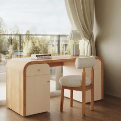 West Elm Rockwell Oak Desk (61")