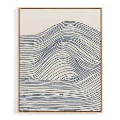 West Elm Rolling Waves Print Wall Art by Minted for