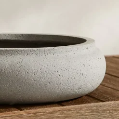 West Elm Ronan Ficonstone Indoor/Outdoor Bowl Planter