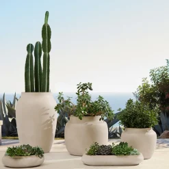West Elm Ronan Ficonstone Indoor/Outdoor Planters
