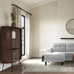 West Elm Rounded Wood Slats Shelf