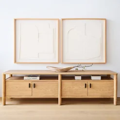 West Elm Rowan Layered Paper Dimensional Wall Art
