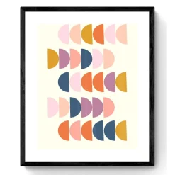 West Elm Rows Framed Wall Art by Beth Vassalo