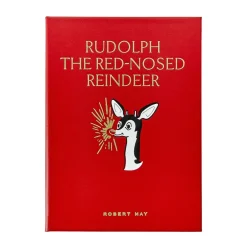 West Elm Rudolph The Red-Nosed Reindeer Leather Book