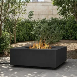 West Elm Rutland Square Steel Fire Pit Table (36")