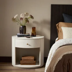 West Elm Sarafina Oval Open Shelf Nightstand (26")