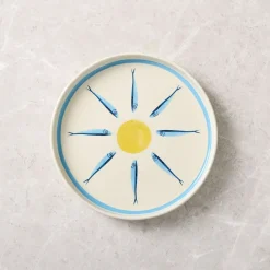 West Elm Sardine Stoneware Salad Plate Set