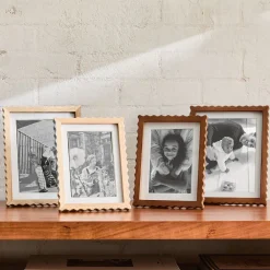 West Elm Scallop Wood Frames