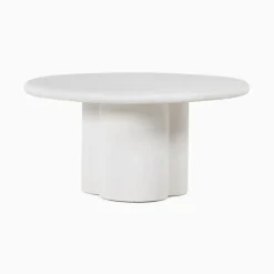 West Elm Scalloped Base Round Dining Table (60")