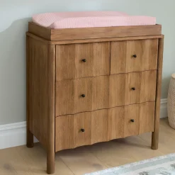 Kids West Elm Scalloped Narrow Dresser with Removable Topper (35")