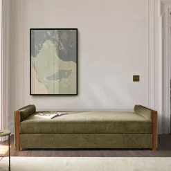 West Elm Schaefer Wood Trim Trundle Daybed