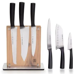 West Elm Schmidt Brothers Carbon 6 Cutlery (Set of 7)