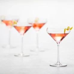 West Elm Schott Zwiesel Pure Crystal Martini Glasses (Set of 6)