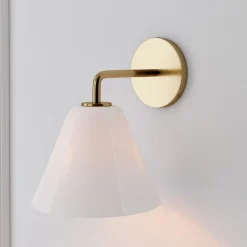 West Elm Sculptural Cone Sconce