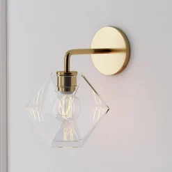 West Elm Sculptural Faceted Sconce