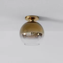 West Elm Sculptural Globe Flush Mount