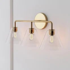 West Elm Sculptural 3-Light Cone Sconce