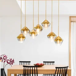 West Elm Sculptural 7-Light Geo Chandelier