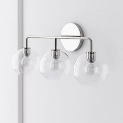 West Elm Sculptural 3-Light Globe Sconce