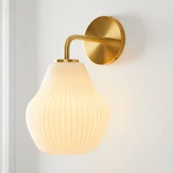 West Elm Sculptural Ribbed Sconce