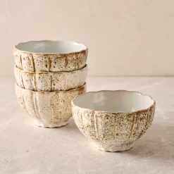 West Elm Seashell Cereal Bowl Sets