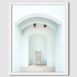 West Elm Seated In Greece II Framed Wall Art by Minted for