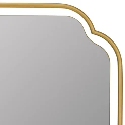 West Elm Sebastian Metal Frame Mantel Mirror