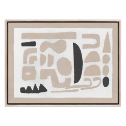 West Elm Shapes Of Me Floating Canvas Wall Art