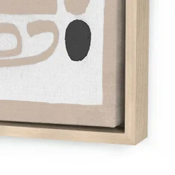 West Elm Shapes Of Me Floating Canvas Wall Art