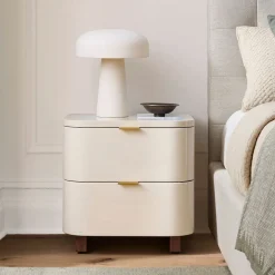 West Elm Shea High-Gloss Enameled Lacquer Nightstand (20")