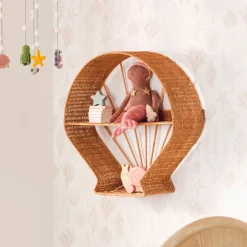 West Elm Shell Rattan Shelf (25")