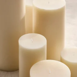 West Elm Signature Wax Pillar Candles