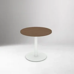 West Elm Simii Trellex Round Disc Base Table
