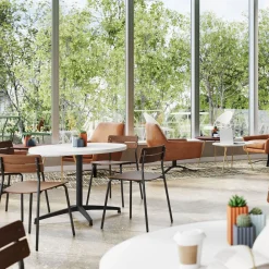 West Elm Simii Trellex Round Table