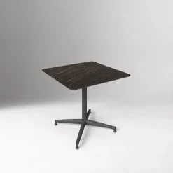West Elm Simii Trellex Square X-Base Marble Table
