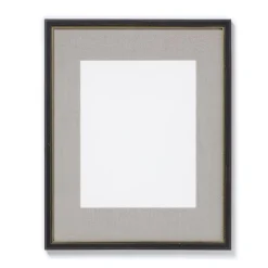 West Elm Simply Framed Gallery Frame - Antique Black & Gold