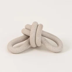 West Elm SIN Ceramic Double Loop Knot Object